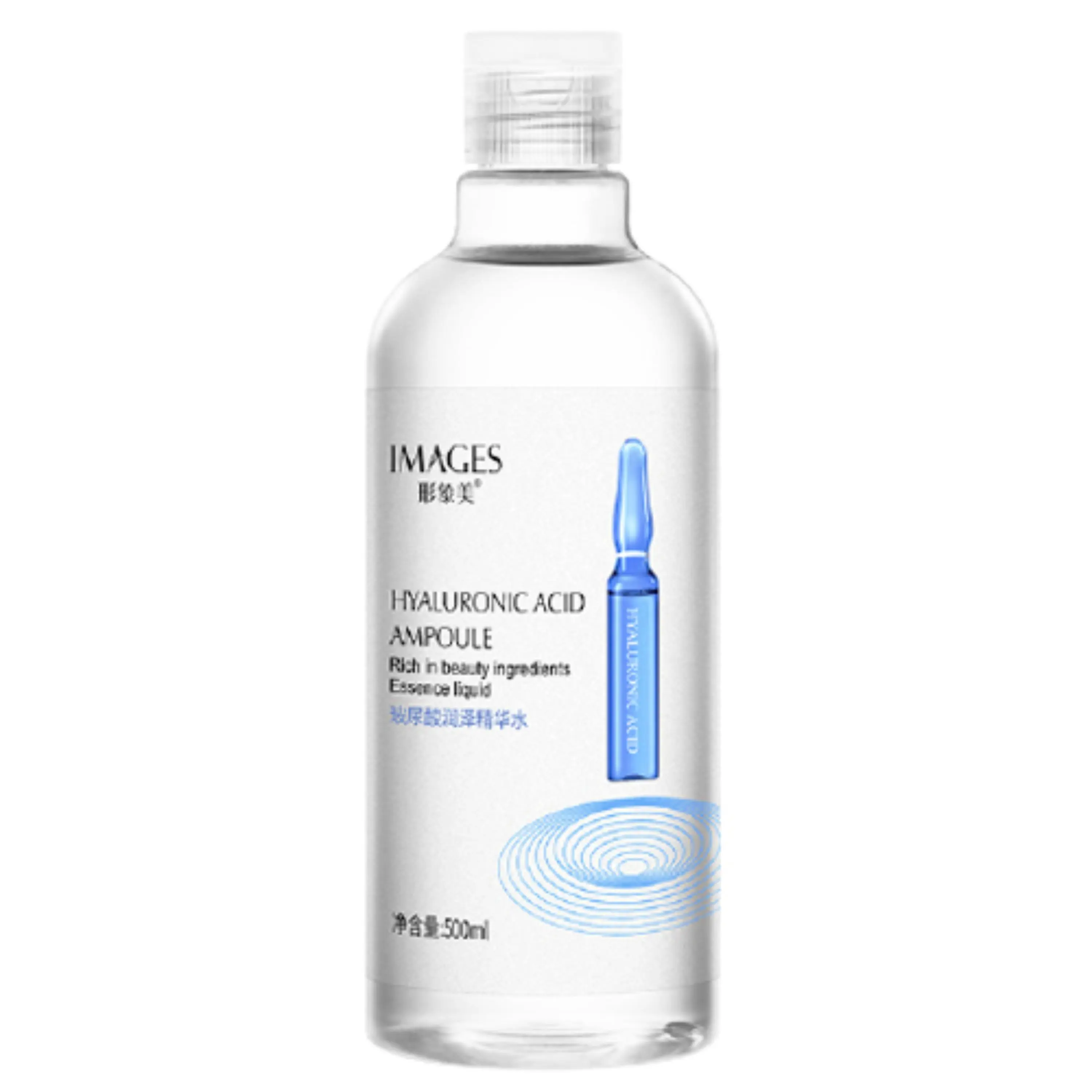 تونر روشن کننده صورت و ضد لک هیالورونیک اسید برند ایمیجز (حجم 500 ml)