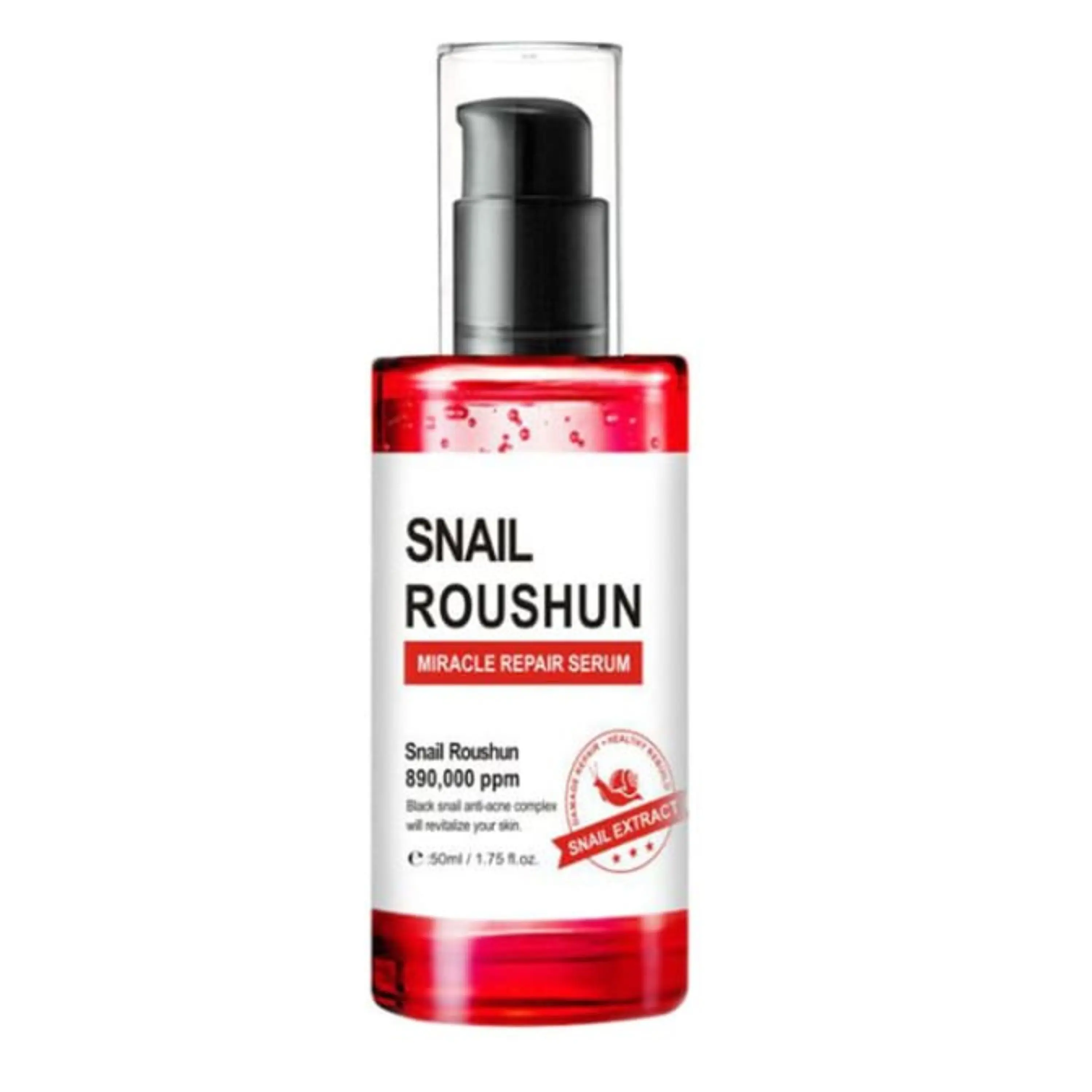 سرم هیالورنیک اسید حلزون سیاه روشون حجم 50 میلی لیتر Roushun