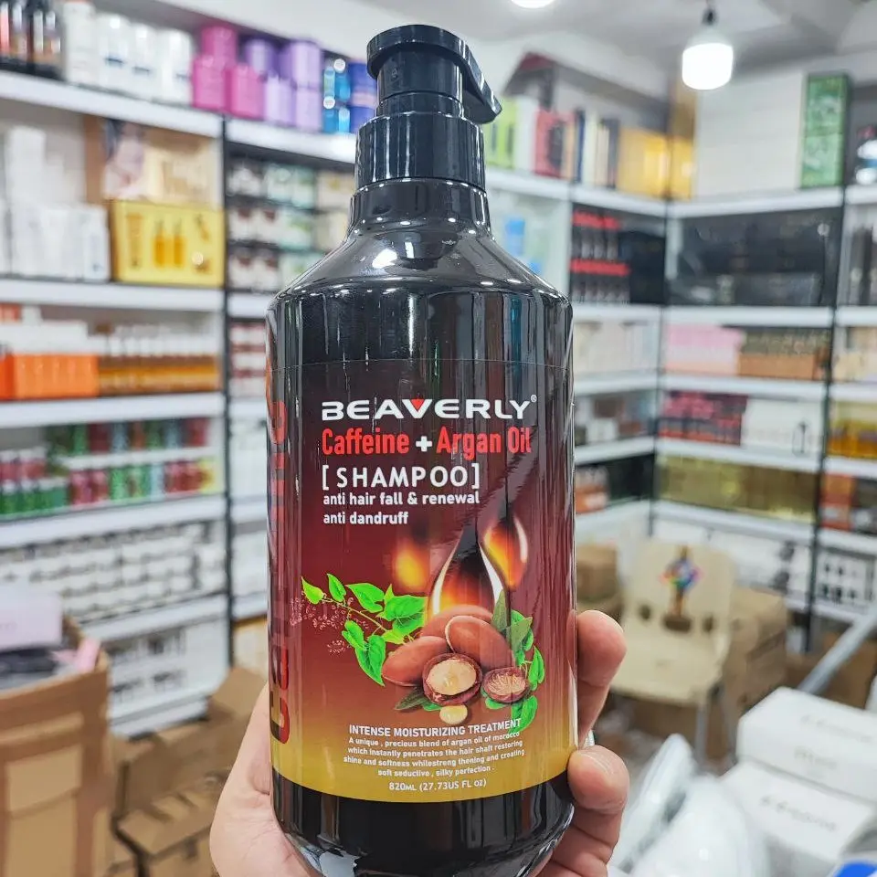 شامپو کافئین و روغن آرگان بیورلی BEAVERLY