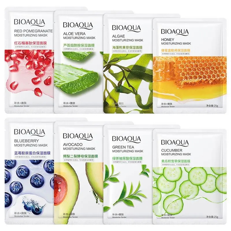 ماسک ورقه ای بیواکوا (انواع عصاره ) BIOAQUA