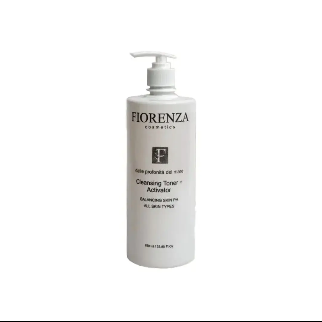 تونر پاک کننده و فعال کننده انواع پوست فیورنزا 750 میلی لیتر Fiorenza cleansing and activating toner for all skin types