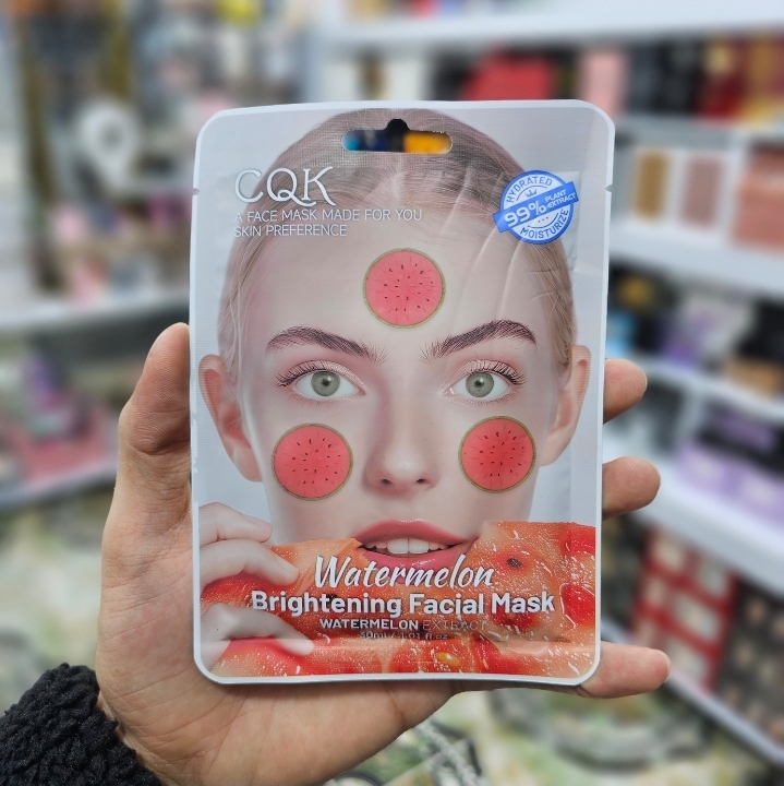 ماسک روشن کننده صورت هنداونه CQK حجم 30 میلی لیتر