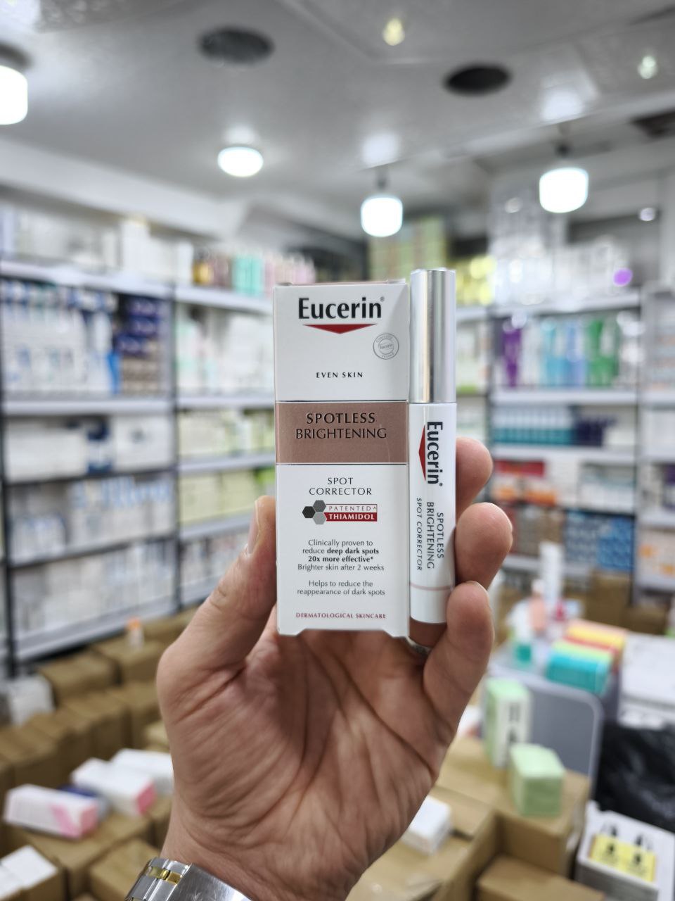 اپلیکاتور اصلاح رنگ ضد لک و پیگمنت اوسرین Eucerin حجم ۵ میلی لیتر
