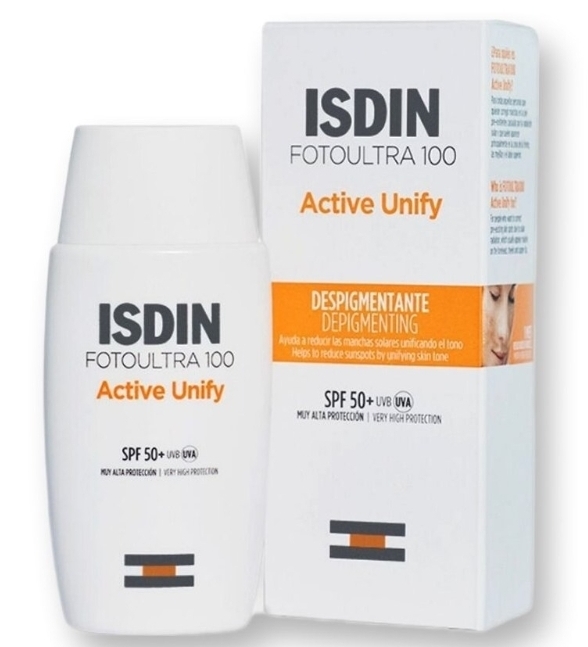 ضد آفتاب اکتیو یونیفای SPF50 حجم ۵۰ میل بی رنگ (مدل رقیق بر پایه آب) های کپی